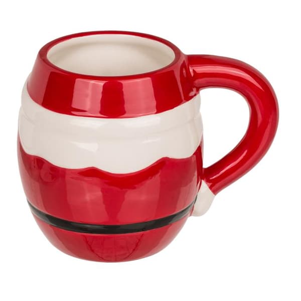 2-pack - Christmas Mug / Cookie Mug / Mug with Compartment for Cookies - Christmas Vit white