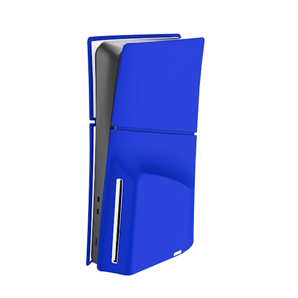 Blå farve, PS5 Slim host silikone beskyttende ærme PS5 slim host støv og ridsefast silikone ærme PS5 slim tilbehør Blue