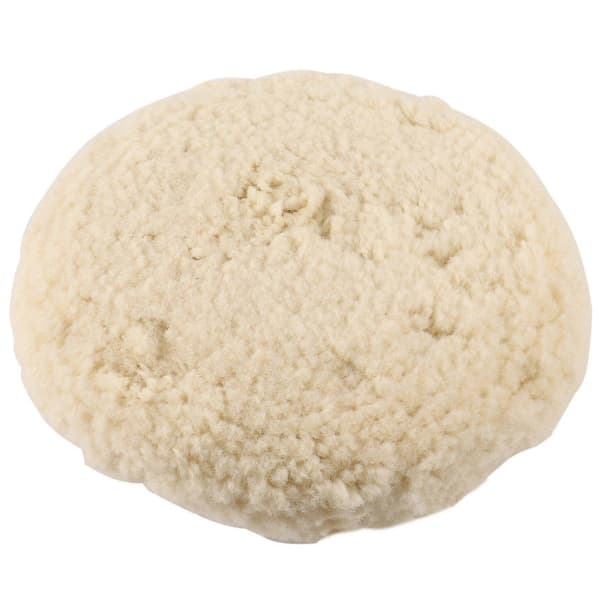 7 tums dubbelsidig ullpoleringsdyna med 5/8\" bultull (1-pack) Bildfärg