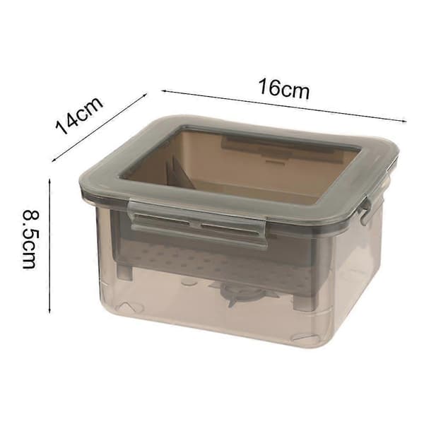 Tofupresser, Press Maker Presser Drainer Gadget BPA -US Grå Hot~ B8Y8