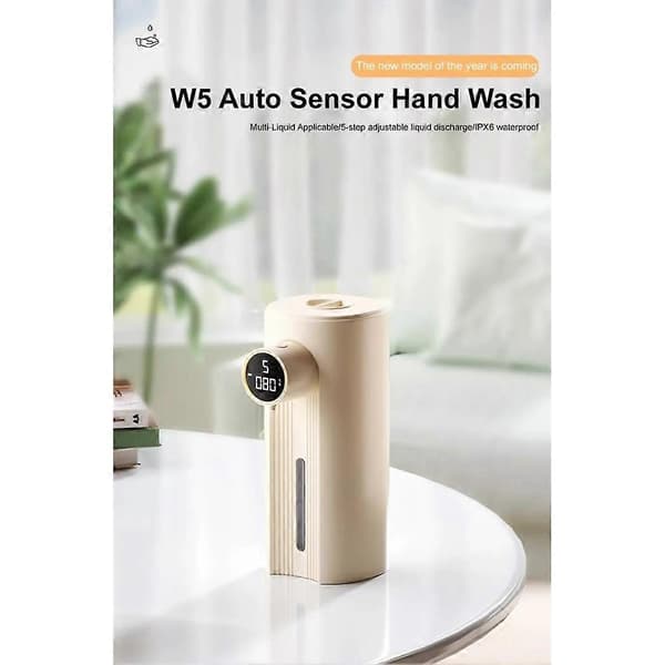 Automatisk flydende sæbedispenser Køkken flydende sæbedispenser Genopladelig badeværelse bevægelsessensor hånd