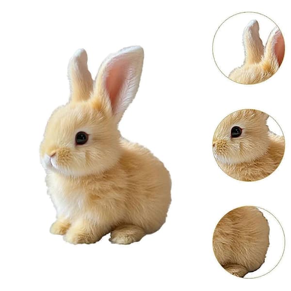 Electronic Rabbit Plush Animated Interaction Gift Electronic Pet Toy for Gift-Perfect Yellow