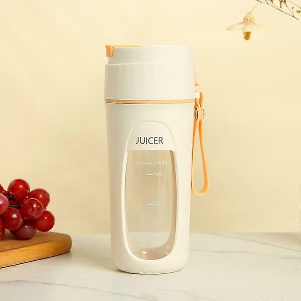 Orange Bærbar 8-bladet Genopfyldelig Juicer Kop