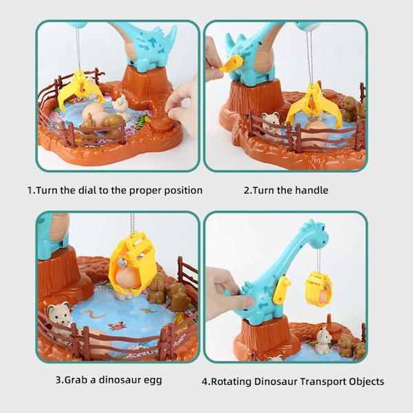Mini Dinosaur Klo Maskine Præmier, Dinosaur Legetøj Klo Maskine Præmier, Fødselsdagsgaver 3+ År Gamle til Miniature Håndholdte Spil