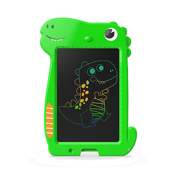 Dinosaurus 9 tuuman LCD-kirjoitustaulu Lelut Lapsille Pojat Tytöt Lahjat Värikäs Piirustustaulu Vihreä