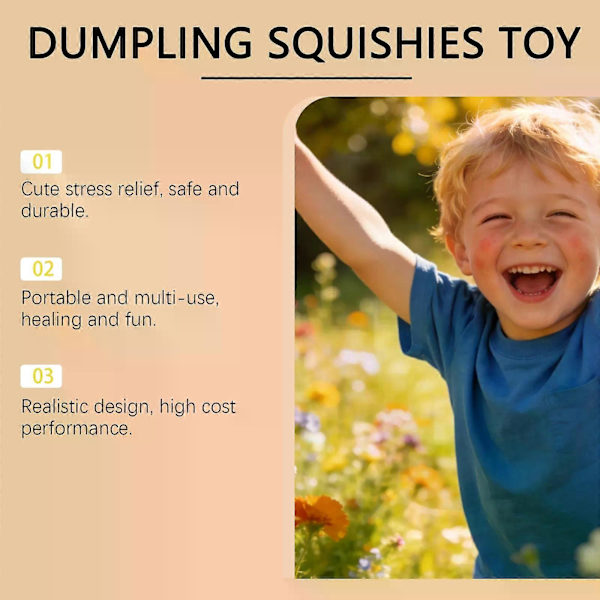 Glitter Dumpling, Dumpling Squishy Glitter, Glitter Dumplings Squishy, Angstlindrende Fidget, Blød Klemme Dekompression Dej trcs