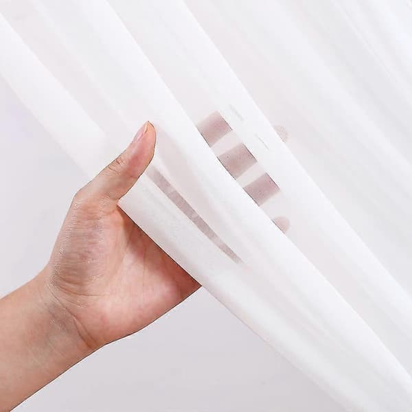 Bryllup h Draping Stoff 2 Paneler Draperi Bryllupsseremoni Mottakelsesdekorasjoner Brudedusj Dåpsbursdagsfest Dåpsbankettdekorasjon, 86