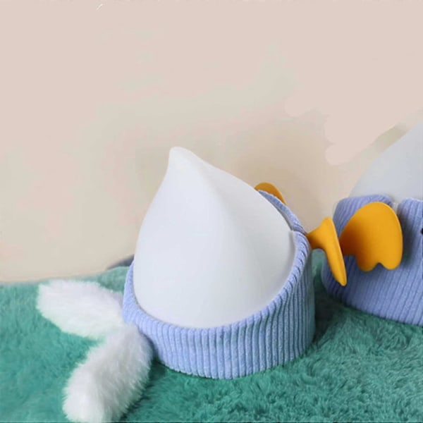 Natlampe til børn, sød dyreformet blød silikone natlampe til børneværelset, genopladelig sengelampe