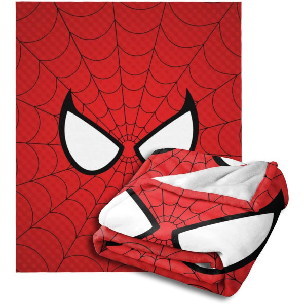 Superhjälte Spider Cover filt 152,40 x 127,70 cm Mjuk plysch filt för soffa svarv