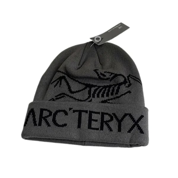 Arcteryx Bird Head Sort Beanie Hat Cap i Sort grå M（56-58cm）