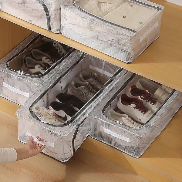 Foldable Shoe Storage Box Dustproof & Moisture-proof Organizer