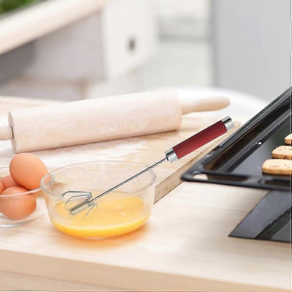 Piranha Whizzy Whisk Halvautomatisk Eggvisp Håndtrykk Eggvisper Rustfritt Stål Blender Mikser