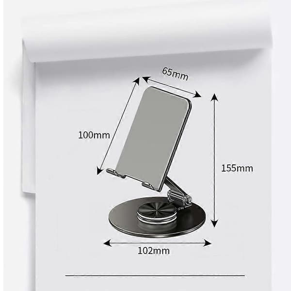 360 Degree Rotating Phone Holder Portable Foldable Desk Stand