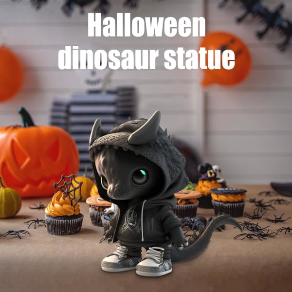 Drage Statue|Cool Drage Have Dekoration|Dekor Mini Drage Harpiks Skulptur|Exquisite Baby Drage Statuer,Halloween Ornamenter,Gaver til Venner