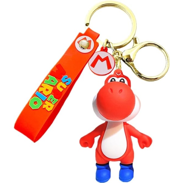 Silicone Keychain, Cartoon Silica Gel Key Ring for Women, Men, Girls and Boys