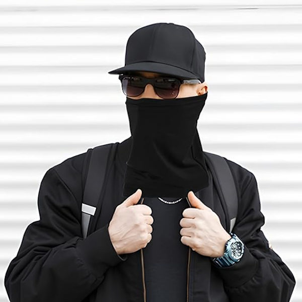 Ansiktsmasker Balaclava Solskyddsskydd Motorcykelskydd Från Uv Halvmasker Arbeta Huvudduk Kylning Värmare Fiske Skidåkare Arbetare Män
