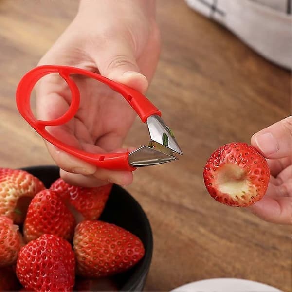 Fruktkärnborr, Köksverktyg för Grönsaker, Fruktkärnremover (10 st, Röd)