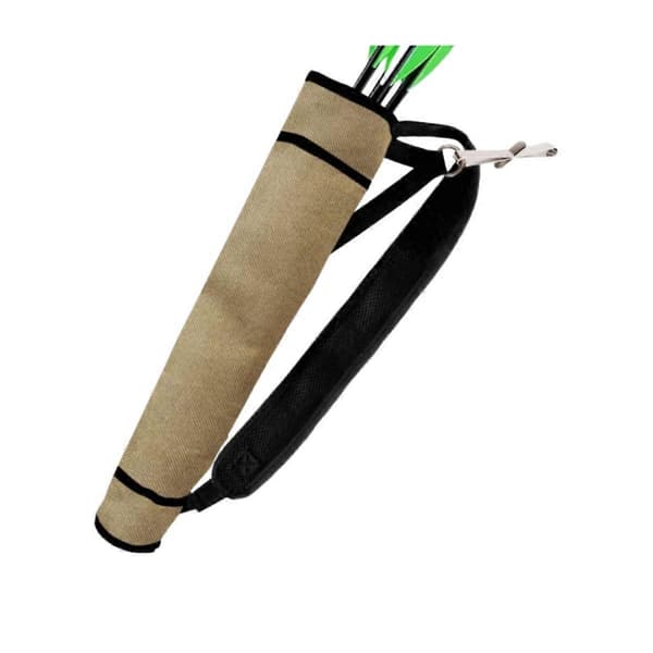 Portable Outdoor Quiver with Large Capacity and Adjustable Shoulder Strap, Oxford Fabric