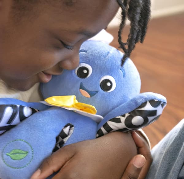 Baby Einstein Octoplush Musical Cuddly Plush Toy, Teaches Colors in 3 Languages, Blue, 28 cm, From 3 Months