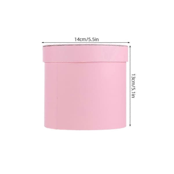 Pappersblomma Cylinder Presentförpackning Rund 5.55.55.1in Bukett Förvaringslåda 1-pack