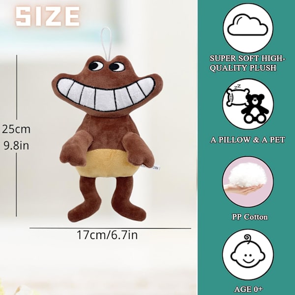 Nya Garten of Banban plyschleksaker, 10 tum Garten of Ban ban Jumbo Josh plyschleksaker, mjuk monster skräckfylld figurdocka för fans gåva barn