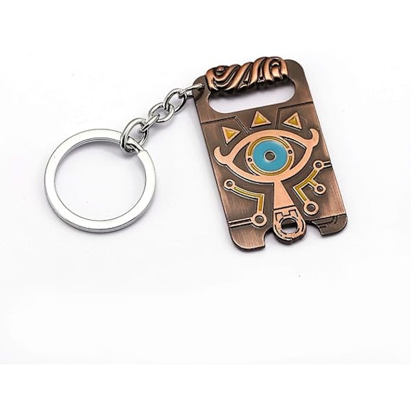 Zelda nøkkelring i metallskilt Zelda Breath of the Wild nøkkelring Zelda skilt skjold nøkkelholder