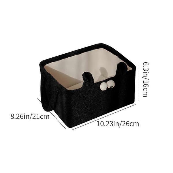 Sheepskin Storage Basket for Home Thick Sheepskin