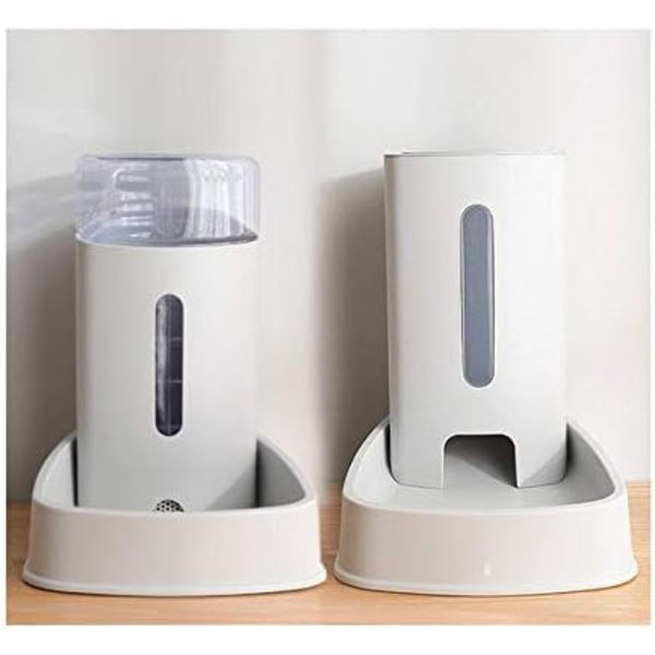 Automatisk mad- og vanddispenser til katte Automatisk mad- og vanddispenser til hunde, katte-blå