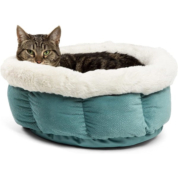 Mikrofiberkatt- och hundsäng i standard Tide Pool