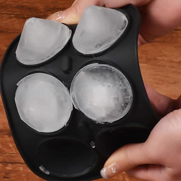 6-rutig silikonform för isbitar i diamantform, DIY-isbitsmaskin för whisky, cocktail, vin, isblockform, grön
