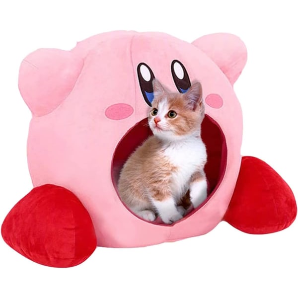 Puppy Cat Comfort Bed Cave Nest för Kirby Plush Kitten Bed för små husdjur