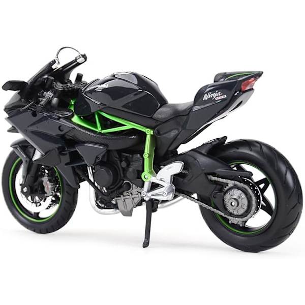 1:12 Motorcykel - Kawasaki Ninja H2R Motorcykel Legering Støbt Model med Base Simulering Motorcykel Samling Gave 1/12 Skala