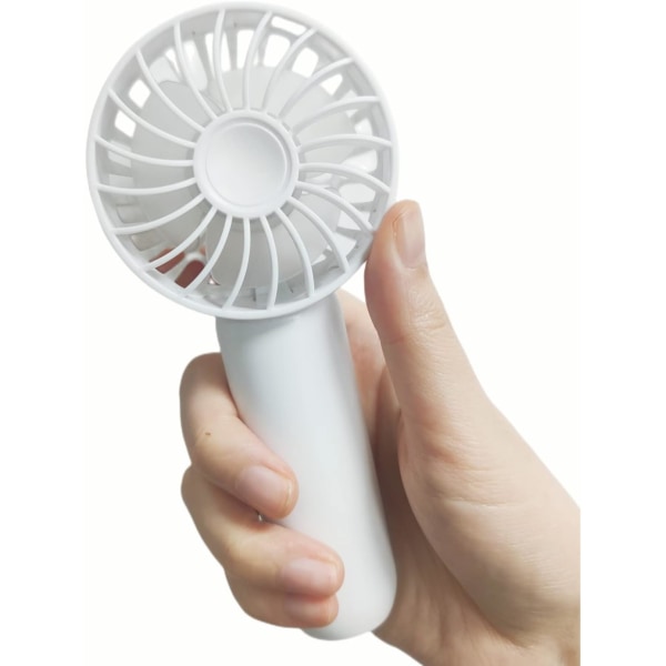 Mini Handheld Fan Portable Handheld USB Rechargeable Small Personal Fans with 3 Speeds Battery Operated Electric Powered Fan Desk for Kids Women Men