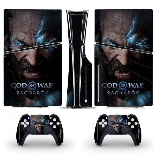 Playstation 5 Slim Ps5 Slim God War -tarra ja ohjainteipit, naarmuuntumaton (levy) Style09