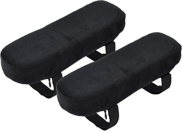 Kontorstol armlenspolstring, komfortabel, stoff, maskinvaskbar 23,5*7,5*3cm