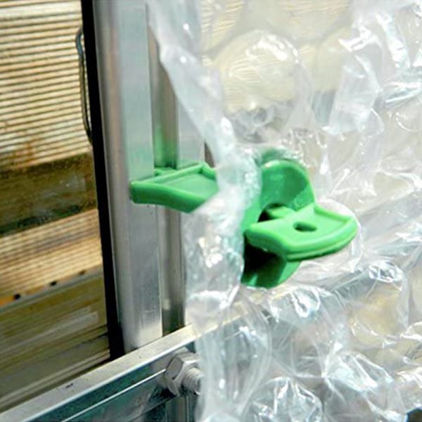 50 stk drivhusklips stabile planteholder hengende enheter øyeskruer for drivhusklips i plast-