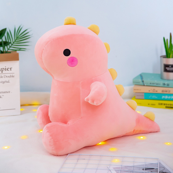 Sød Dinosaur Plyslegetøj, Fed Dinosaur Fyldte Dyr Legetøjsdukker, Blød Plys Fyldt Dyr Dino Plushie, Fødselsdagsgaver Blå 12 tommer