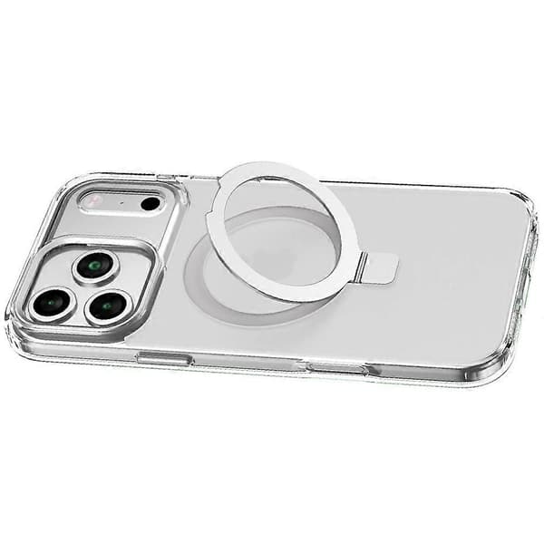 Magnetic Stand Case Compatible with iPhone 16 Plus Shockproof & Anti-Fingerprint