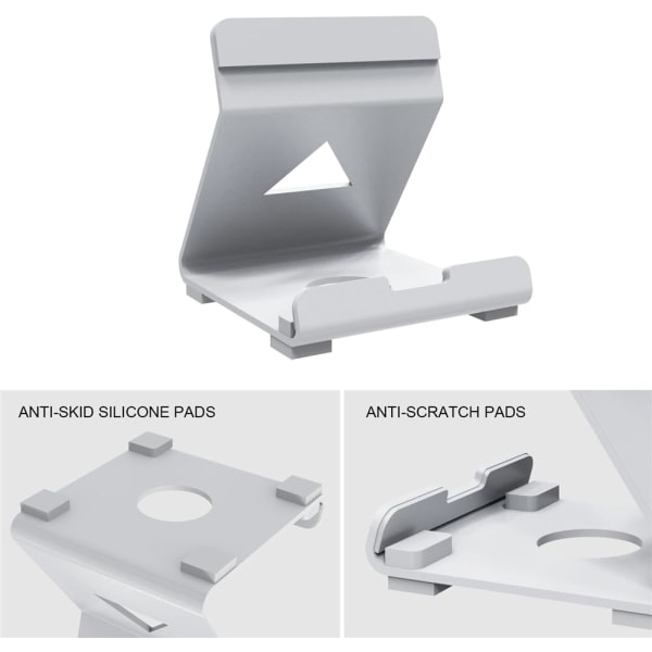 Håndholdt spillkonsollholder Tabletter Stativ, Tablettstativ for PlayStation Portal/for Rog Ally Spillmaskin Tablettstativ Holder Tilbehør (hvit)