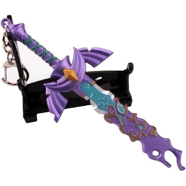 Nedbrudt Master Sword nøglering - Nyeste, nøglering til mænd og kvinder The Legend of Zelda Tears of the Kingdom Master's Sword nøgle, 13 cm