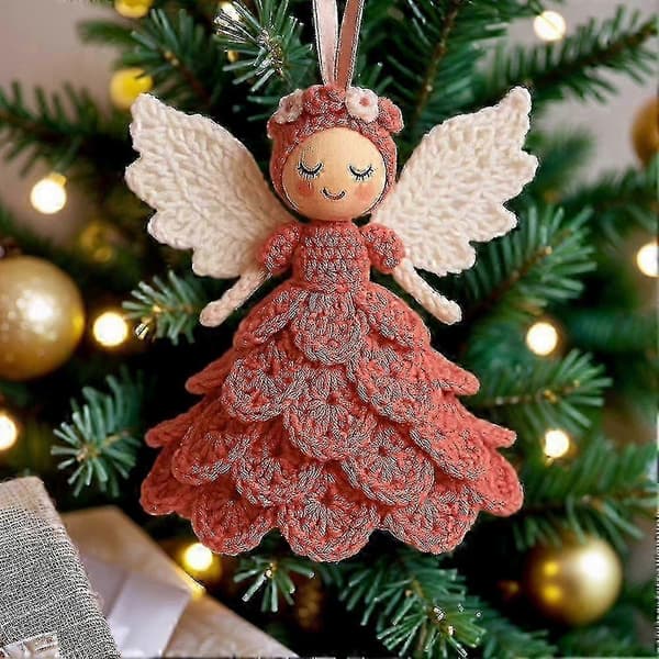 DIY Hæklet Engel Ornament Sæt - Perfekt til Juletræ & Julepynt