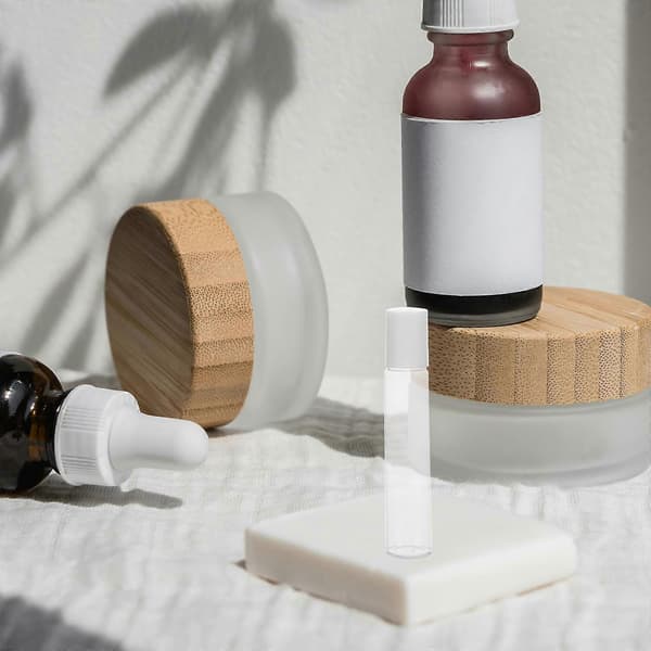 Glassrulleflaske for essensiell olje aromaterapi 15 stk beholderdispenser