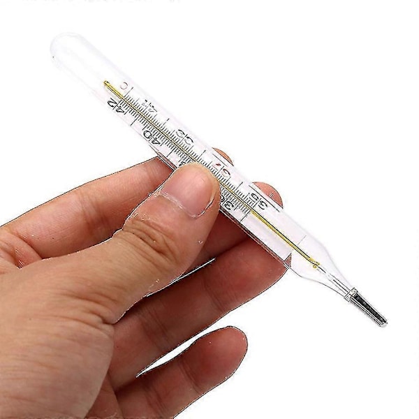 Glastermometer dual skala klassisk traditionel glaspræcisionstermometer