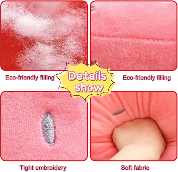Cute Fruit Kids Pillow Stuffed Strawberry Plush Pillows Super Soft