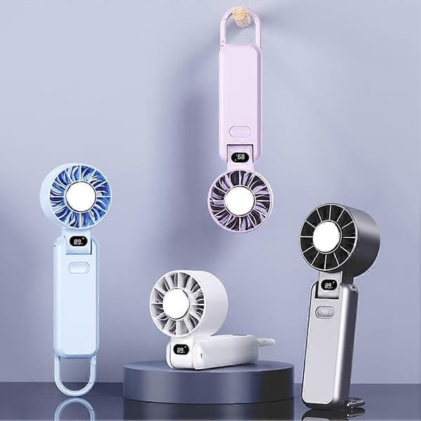 Bærbar Aircondition Ventilator USB Stærk-Vind Luft Turbos Køler til Hjemmet Violet