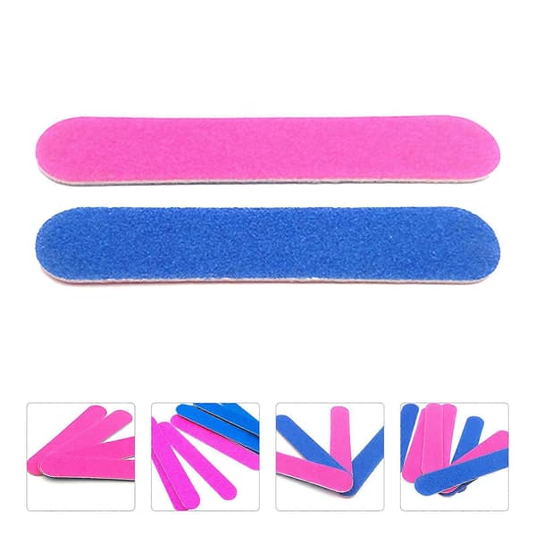 Nagelfilar Dubbelsidiga Emery Boards för polering 5 st