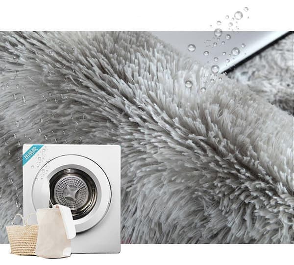 Modern Fluffig Mjuk Matta Stor Rektangulär För Vardagsrumsdekoration Sovrum Hall Löpare