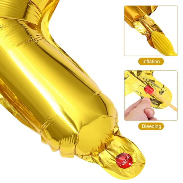 Ballong til Eid-fest Hajj Mubarak Bokstav Lateksballonger til dekorasjon