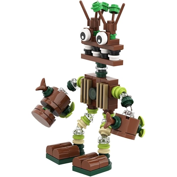 92 dele Wubbox Monster Friends byggekit - søde syngende monstre byggeklodser plushies actionfigur legetøjssæt, syngende model til musikspilfans
