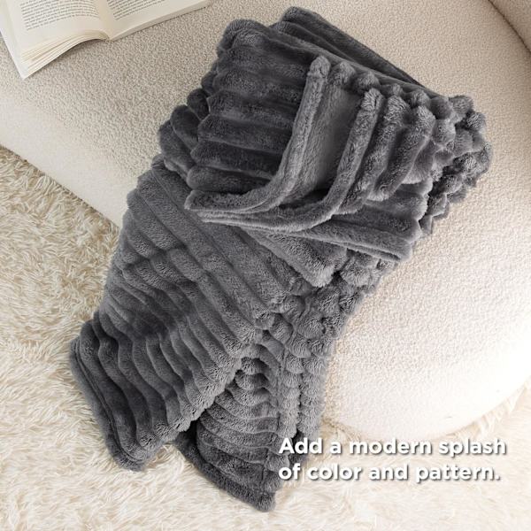 Fleece Tvillingteppe for Sofa - Supermyk og Koselig Teppe for Kvinner, Søtt Liten Teppe for Jenter, 60x80 Tommer